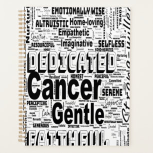 Krebs Zodiac Word Cloud Inspiration Planer