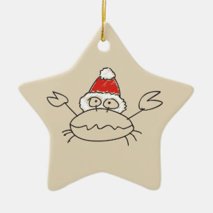 Krebs Zodiac-Zeichen Astrologie Niedlich Zeichnend Keramik Ornament