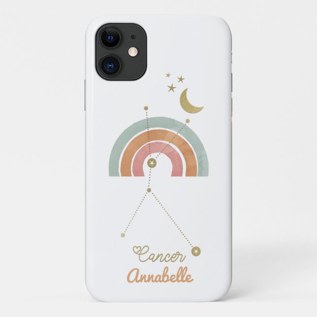 Krebs Zodiac-Zeichen Case-Mate iPhone Hülle (Rückseite)