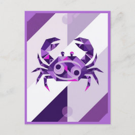 Krebs Zodiac-Zeichen Postkarte