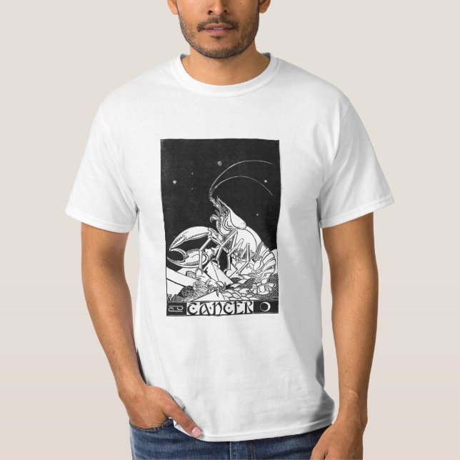 Krebs Zodiac-Zeichen T-Shirt (Vorderseite)