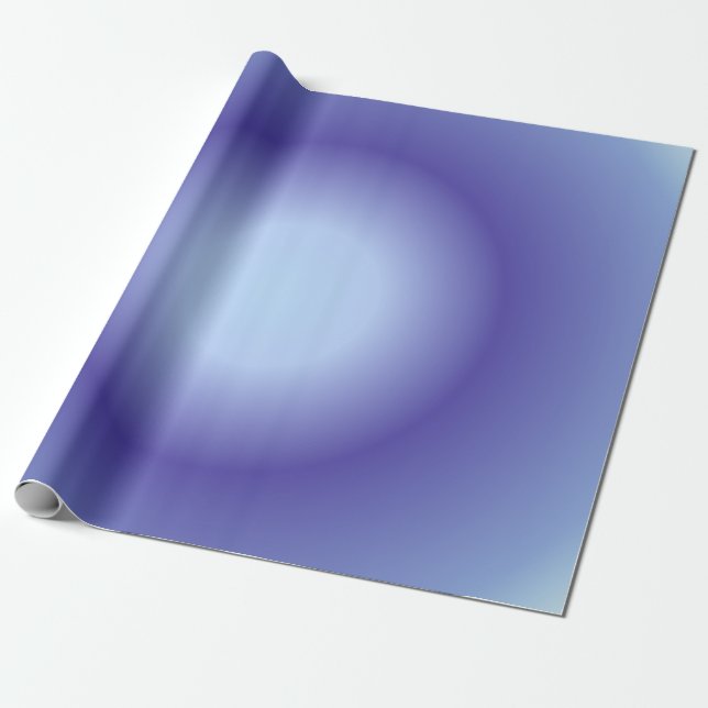 Krebsaura, Krebs Zodiac, blauer Aura Geschenkpapier (Ungerollt)