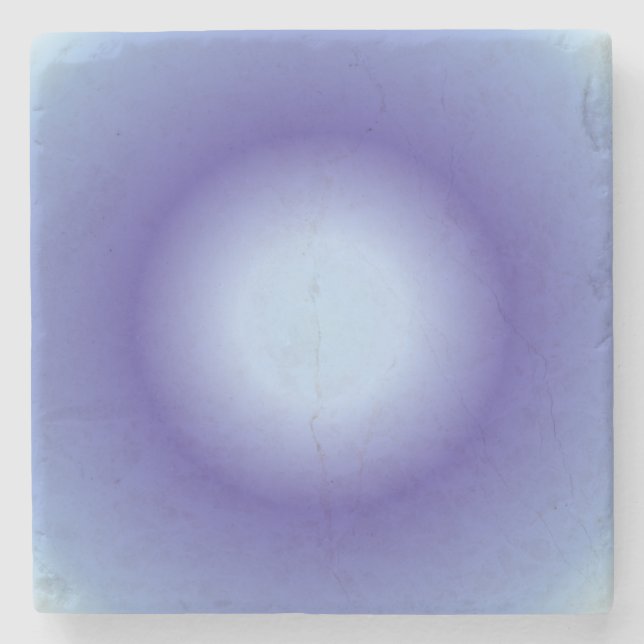 Krebsaura, Krebs Zodiac, blauer Aura Steinuntersetzer (Vorderseite)