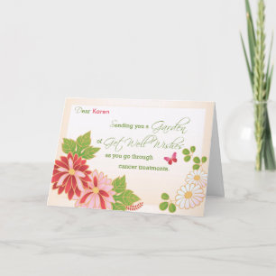 Krebsbehandlungen Individuelle Name werden wohlwol Karte