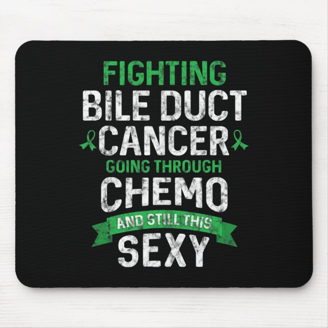 Krebsbekämpfung Gallenkrebs Patient Chemo Thor Mousepad (Vorne)