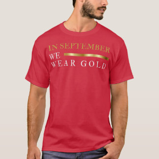 Krebsbewusstsein bei KindernIm September tragen wi T-Shirt