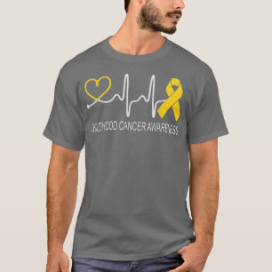 Krebsbewusstsein im Kindesalter - Gold Band 4 T-Shirt
