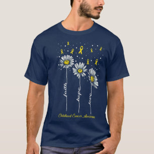 Krebsbewusstsein im Kindesalter Hoffnung Liebe Blu T-Shirt