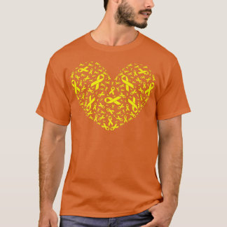 Krebsbewusstsein im Kindesalter Hoffnung Liebe hei T-Shirt