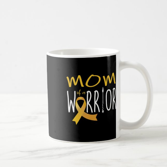 Krebsbewusstsein im Kindesalter Mutter eines Krieg Kaffeetasse (Rechts)