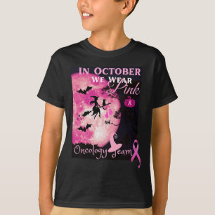 Krebsbewusstsein. Im Oktober tragen wir rosa. Hall T-Shirt