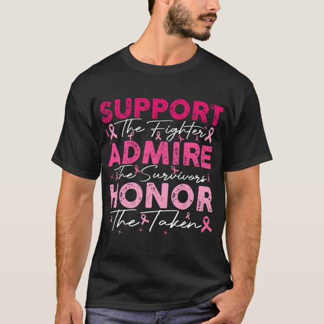 Krebsbewusstsein Langarm T-Shirt (Vorderseite)
