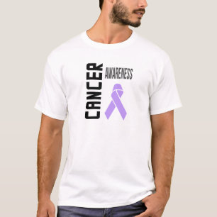 Krebsbewusstsein Lavendel (alle Krebsarten) Band T-Shirt