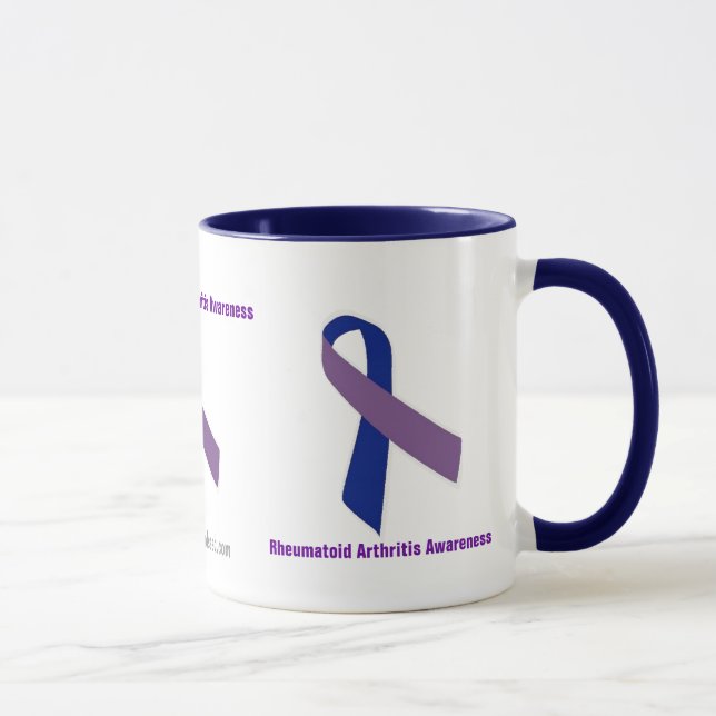 Krebsbewusstsein Tasse (Rechts)
