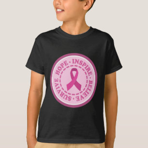 Krebsbewusstsein Überleben Hoffnung Inspirieren Gl T-Shirt