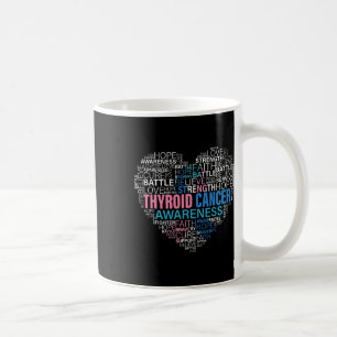 Krebsbewusstsein und Hoffnung unterstützen starken Kaffeetasse