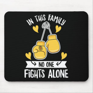 Krebsbewusstsein von Kindern für einen Krebskrieg Mousepad
