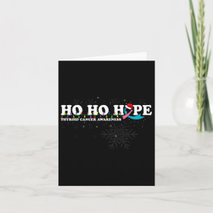 Krebsbewusstsein Weihnachtswunsch Karte