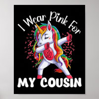 Krebsbewusstsein, wenn ich Rosa für meinen Cousin 