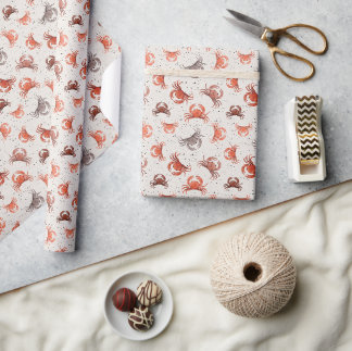 Krebse - Farbmuster Geschenkpapier