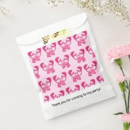 Krebse Geburtstagsparty Rosa Meer Kreation Geschenktütchen