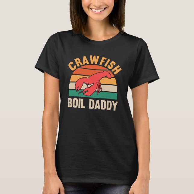 Krebse kochen Daddy-Fisch T-Shirt (Vorderseite)