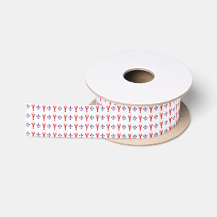 Krebse & Lilie Satin Ribbon, 2 Yard Spool Satinband