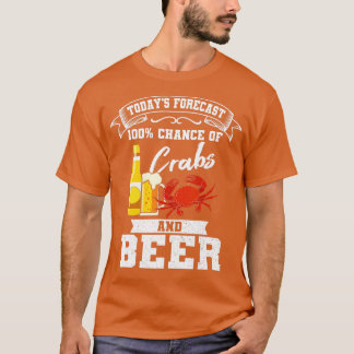 Krebse und Bier Chesapeake Blue Crab Crabbing Männ T-Shirt