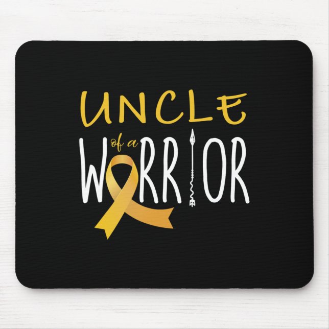 Krebserkrankung im Kindesalter Onkel eines Krieger Mousepad (Vorne)