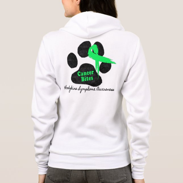 Krebsgebiss - Krebsbewusstsein Hoodie (Rückseite)