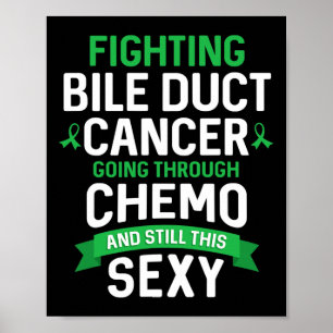 Krebskämpfer Gallengangskrebs Patient Chemotherapi Poster