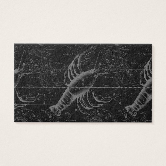 Krebskonstellation Hevelius 1690 Dekor (Vorderseite)