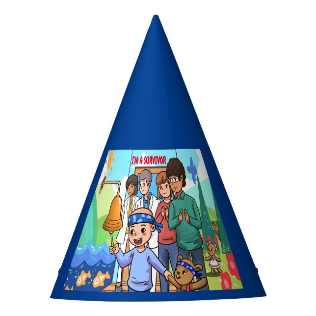 Krebskostenloser Party-Hut Partyhütchen (Vorderseite)