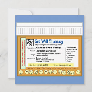 Krebskostenloser RX für Spaß Einladung