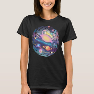 Krebskrabbe Astrologie Geburtszeichen zodiaktische T-Shirt