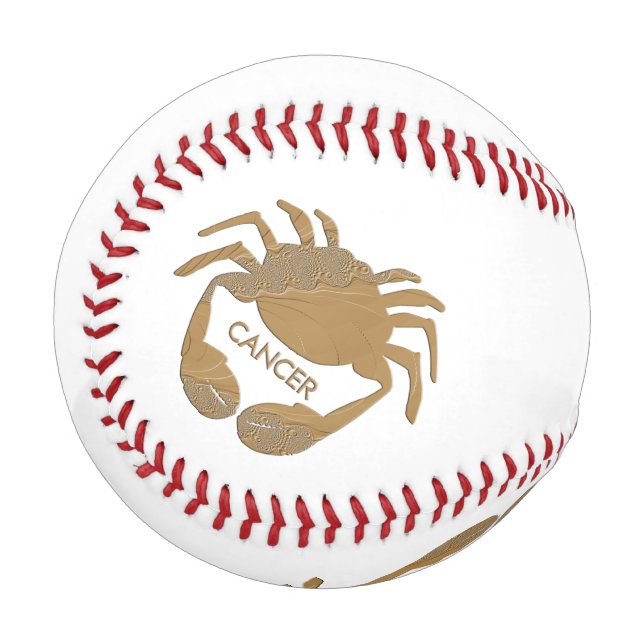 Krebskrebs Zodiac Baseball (Rückseite Rechts)