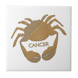 Krebskrebs Zodiac Fliese