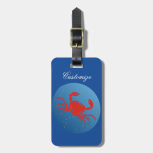 Krebskrebs Zodiac Thunder_Cove Gepäckanhänger