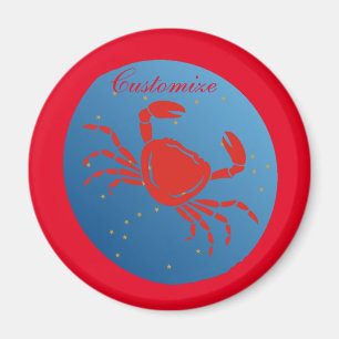 Krebskrebs Zodiac Thunder_Cove Magnet
