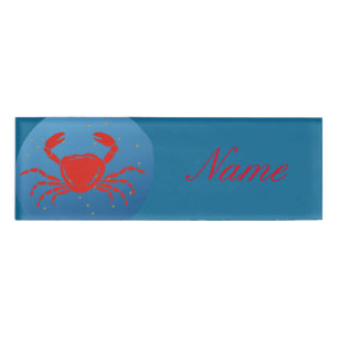 Krebskrebs Zodiac Thunder_Cove Namenschild