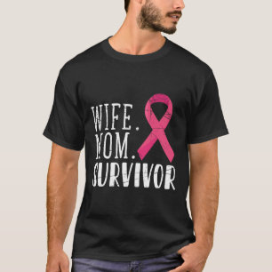 Krebskrieger Frauen Geschenk Idee Brustkrebs T-Shirt