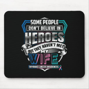 Krebskrieger ich trage blaurosa Aquamarin für mein Mousepad
