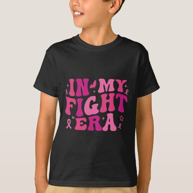 Krebskrieger rosa Schleife T-Shirt (Vorderseite)
