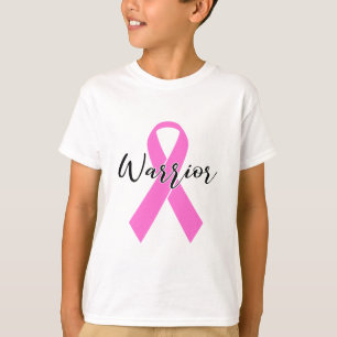 Krebskrieger T Shirt Rosa Band Bewusstsein Survi
