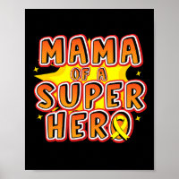 Krebsmama eines Superhelden aus der Familie Ribbon