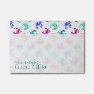 Krebsmuster  Name hinzufügen Post-it Klebezettel