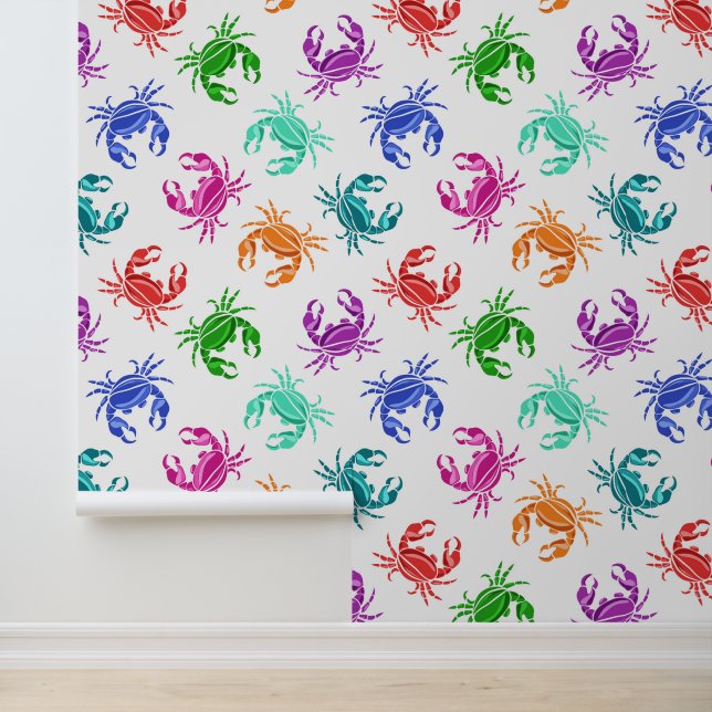 Krebsmuster Tapete (Anwendung)