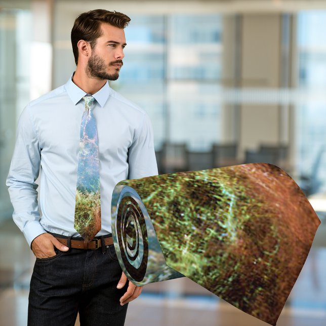 Krebsnebel Krawatte (Crab Nebula Neck Tie)
