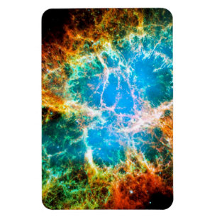 Krebsnebel-Supernova-Überrest Hubble-Weltraumfoto Magnet