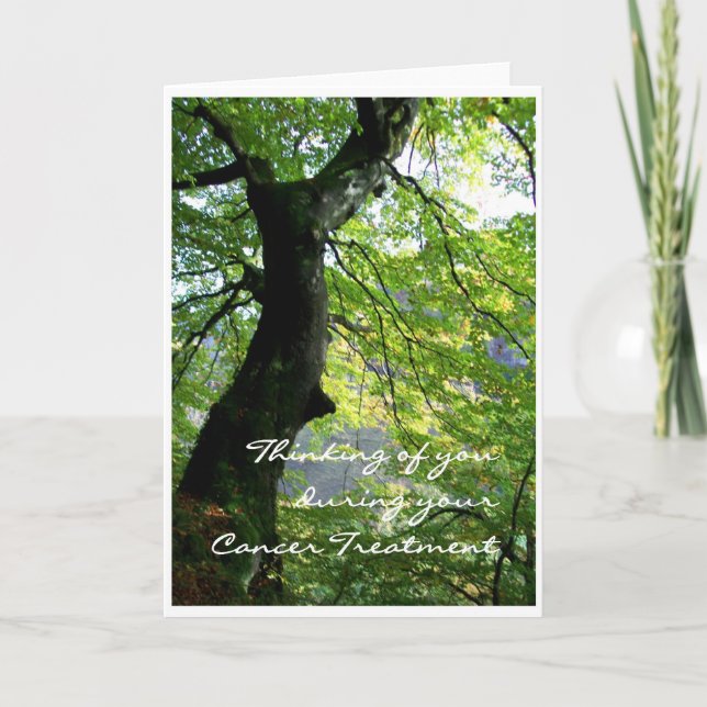 Krebspatient "Denken Sie an Sie" Ihrer Karte (Vorderseite)